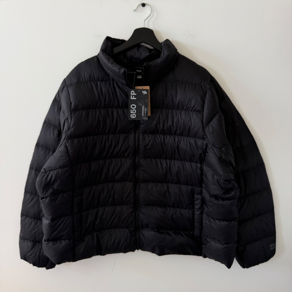 Eddie Bauer Womens CirrusLite Down Jacket Black 650 Fill Puffer Plus 3X NEW